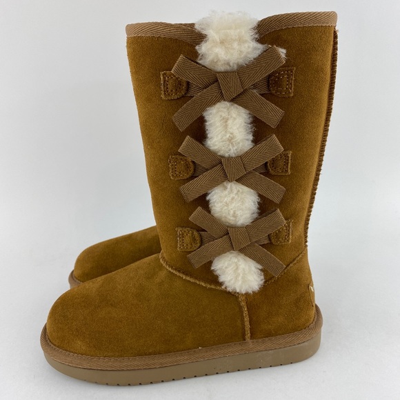 NEW Koolaburra By UGG Victoria Tall Chestnut Boots - Picture 9 of 12